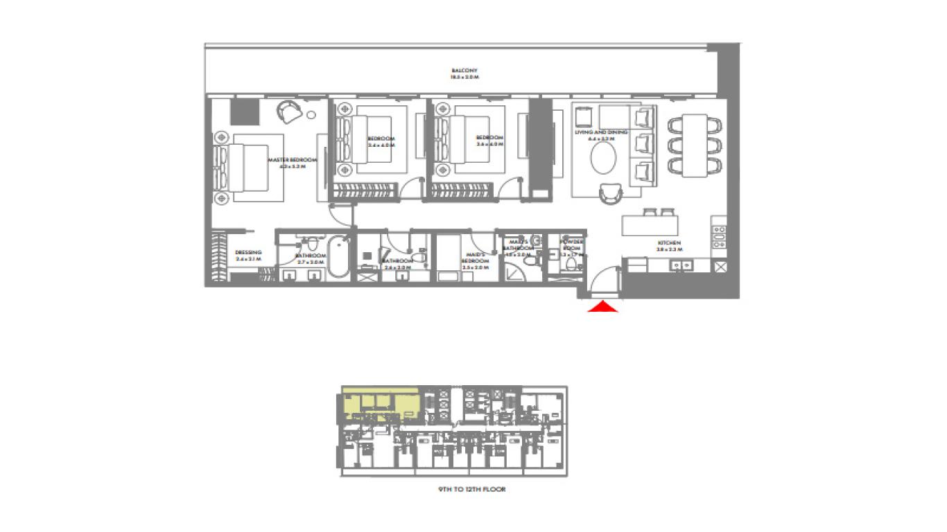 W Residences Palm Jumeirah-W-Residences-at-Dubai-Harbour-3-bed-plan.jpg